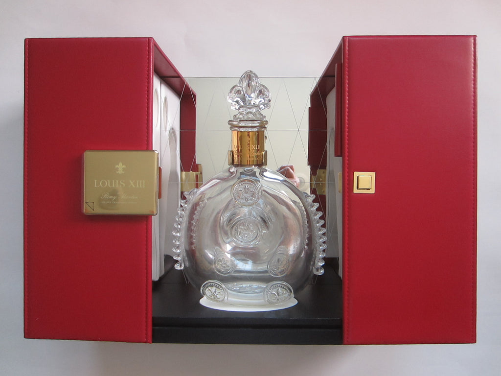 Saint Louis France Remy Martin Hand Made Crystal Decanter Red