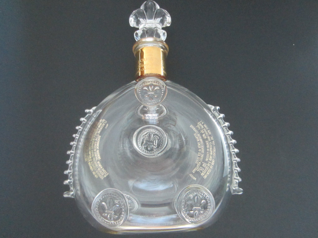 Saint Louis France Remy Martin Hand Made Crystal Decanter Red