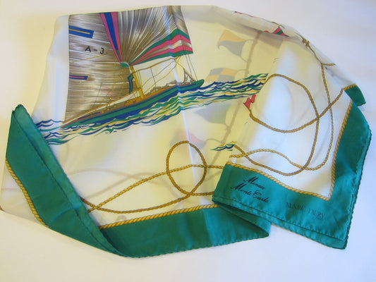 Marc Laury Paris Nautical Style Monaco Monte Carlo Italy Scarf