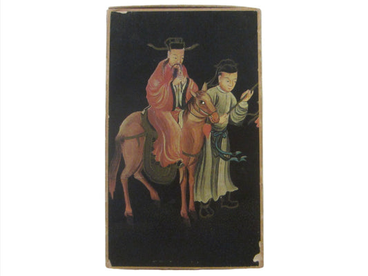 Chinese Portrait Belgium Souvenir Chateau de Boloeil Collctible Object 
