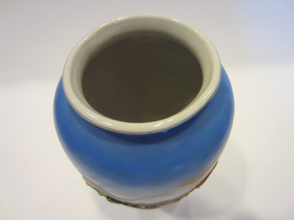 Moriage Dragon Ware Hand Painted Signed Porcelain Vase
