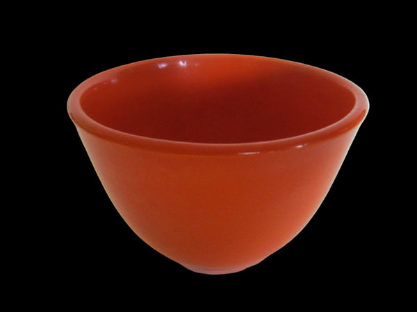 California Pottery Orange Ceramic Signature Bowl