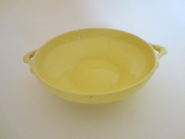 Yellow Ceramic Mid Century Modern Bowl