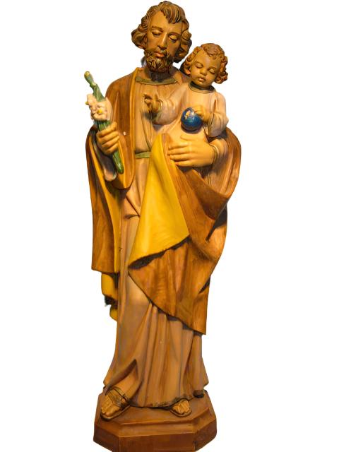 Malsiner Italy Spiritual Figure Statue Signed in Etch - Designer Unique Finds 