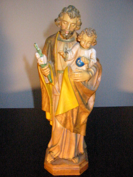 Malsiner Italy Spiritual Figure Statue Signed in Etch - Designer Unique Finds 