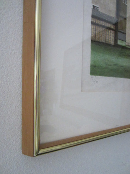 Jacques Deperthes Lithograph Signed In Pencil Numbered Framed - Designer Unique Finds 
 - 9