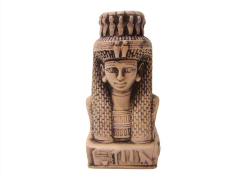 Egyptian Revival Resin Bust Classic Figure Titled Character Relief - Designer Unique Finds 