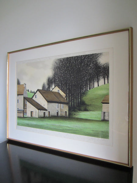 Jacques Deperthes Lithograph Signed In Pencil Numbered Framed - Designer Unique Finds 
 - 12
