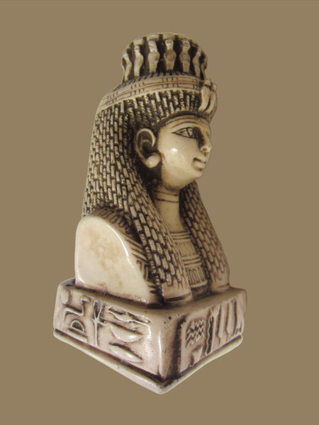 Egyptian Revival Resin Bust Classic Figure Scripted Character Relief