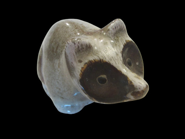 Pigeon Fogre Raccoon D Ferguson Signed Ceramic Art