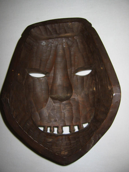 Hand Carved Wood Ethnic Mask - Designer Unique Finds 
 - 2