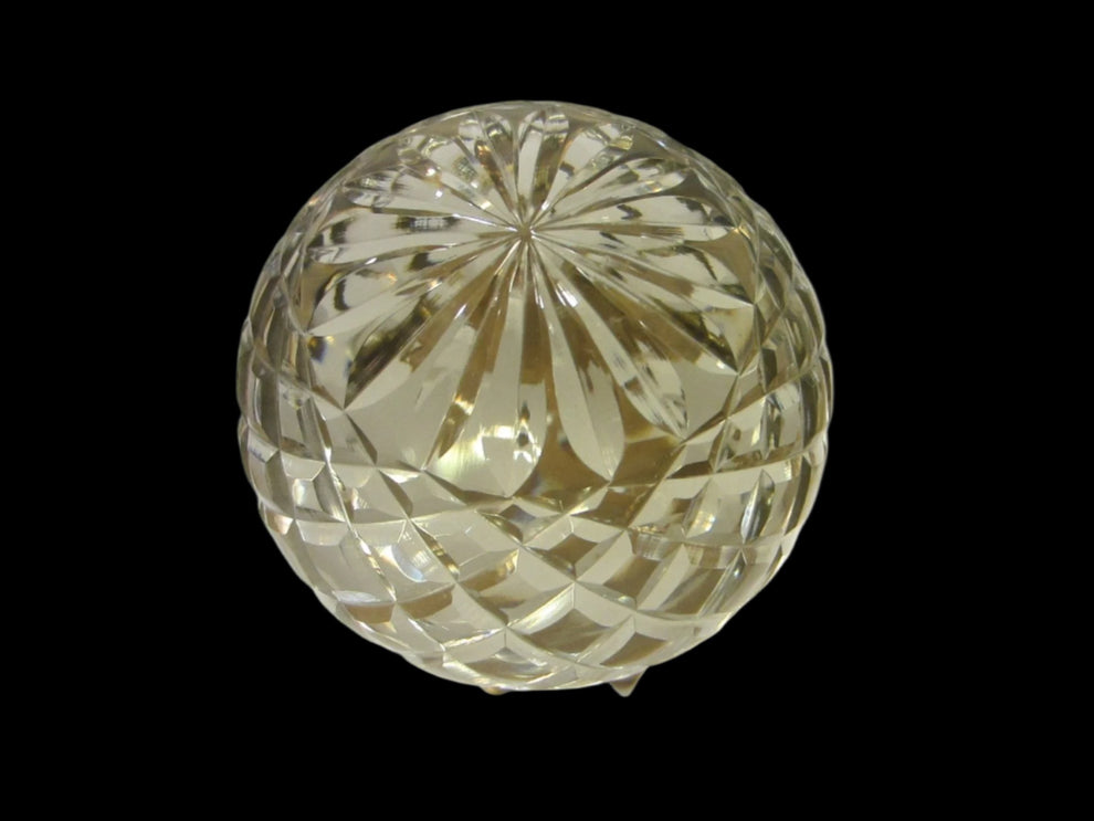 Diamond Cut Globe Glass Sphere – Designer Unique Finds