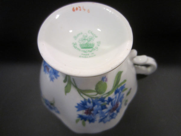 Bone China Hammersley England Cup Saucer Blue Corn Flowers