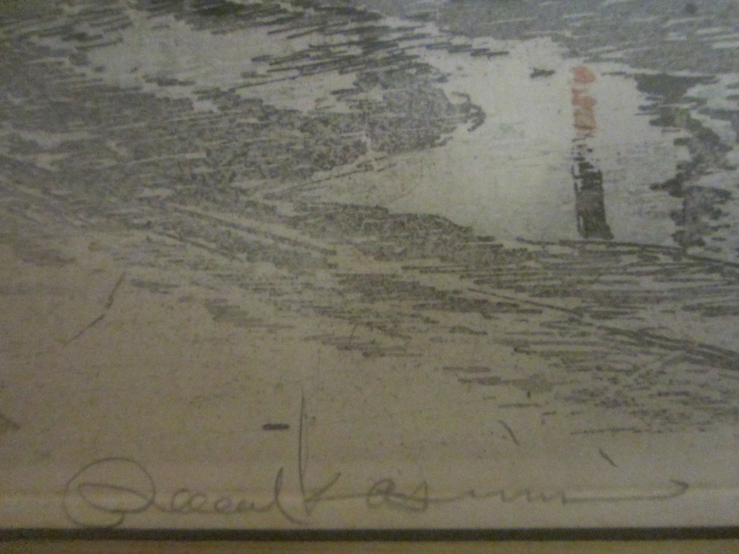Robert Kasimir Vienna Graben Etching Pencil Signed Titled