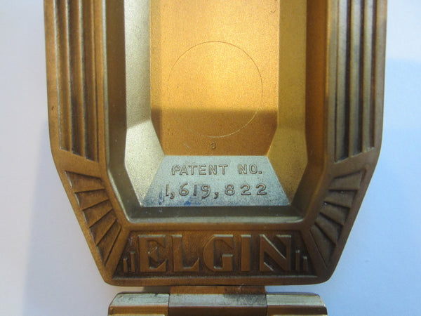 Elgin Golden Eagle Pocket Watch Fob Case Post Modern Patented Marked