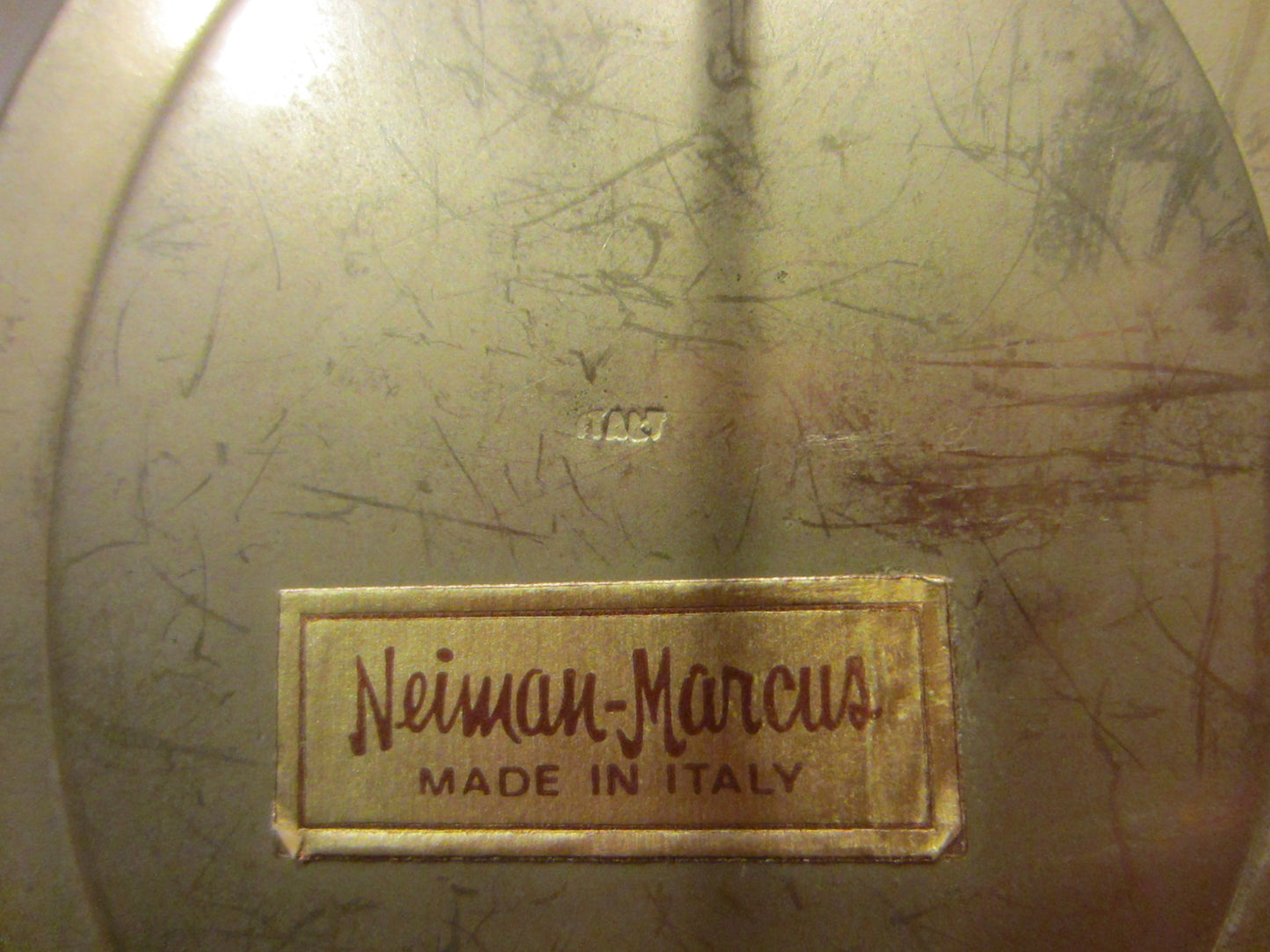 Neiman Marcus Italy Micro Mosaic Oval Mini Picture Frame