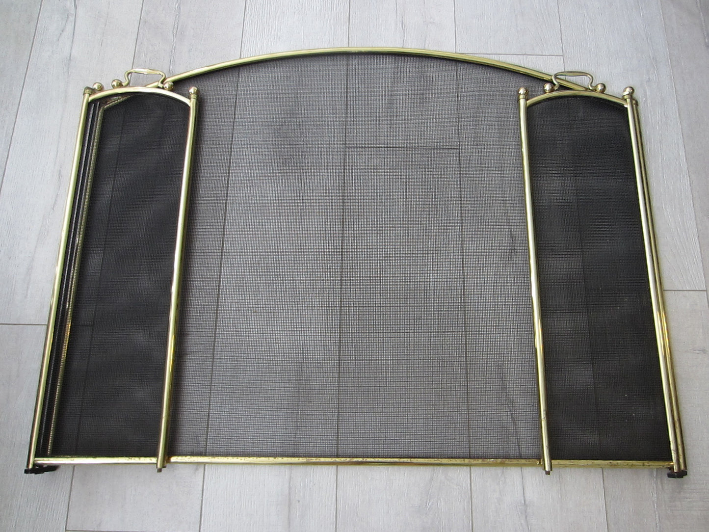 Fireplace Mesh Screen Continental Brass Hardware - Designer Unique Finds 
 - 2