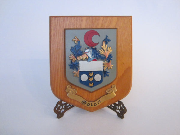 Historic Dolan Crest Family Coat Of Arm  Great Britain Art Plaque - Designer Unique Finds 
