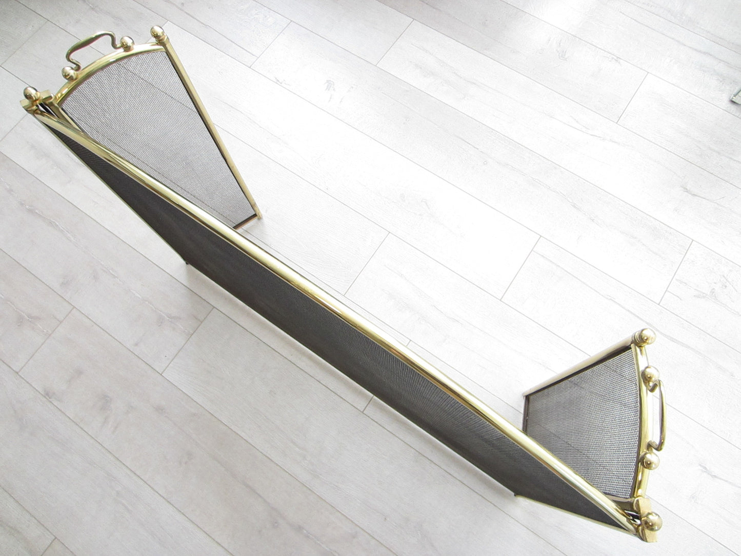Fireplace Mesh Screen Continental Brass Hardware - Designer Unique Finds 
 - 4