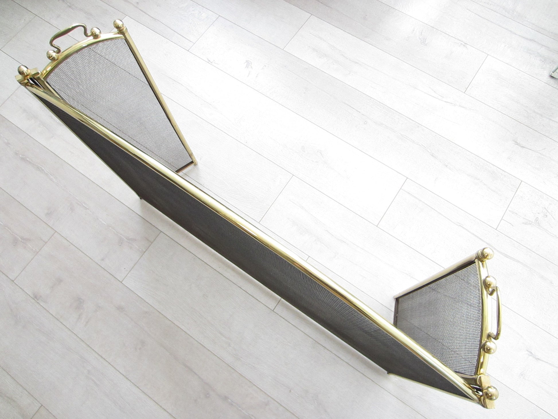 Fireplace Mesh Screen Continental Brass Hardware - Designer Unique Finds 
 - 4