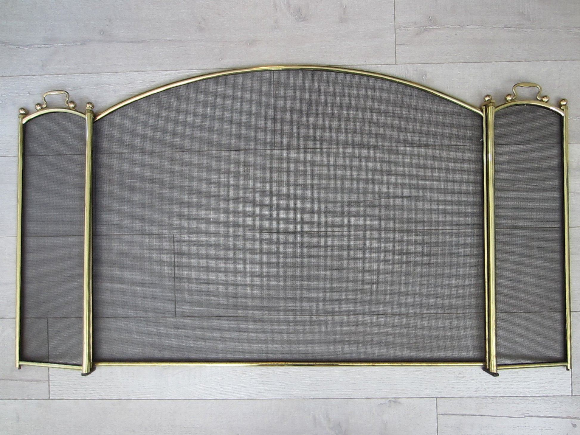Fireplace Mesh Screen Continental Brass Hardware - Designer Unique Finds 
 - 1