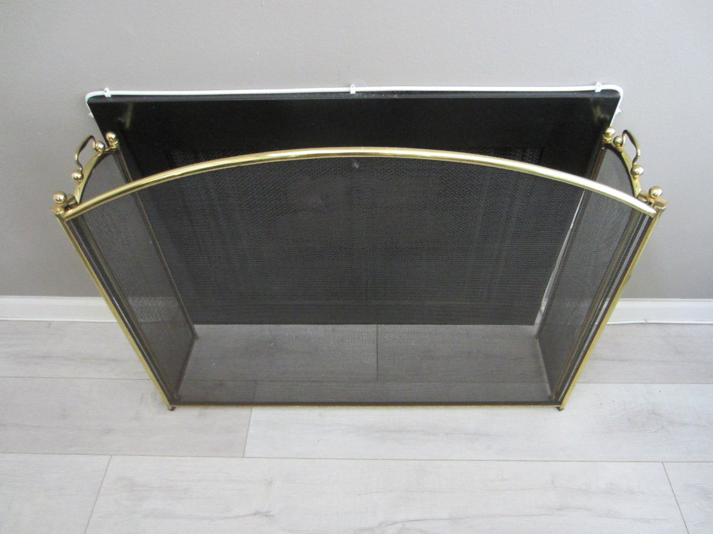 Fireplace Mesh Screen Continental Brass Hardware - Designer Unique Finds 
 - 3