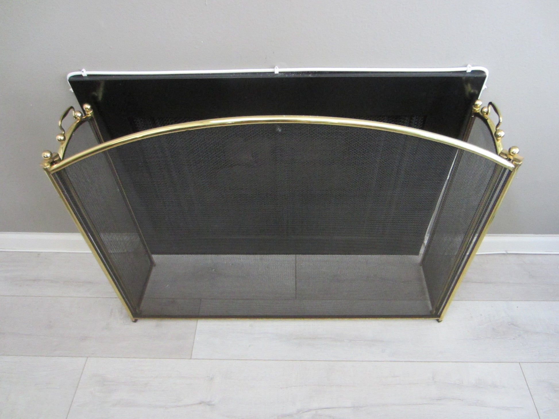 Fireplace Mesh Screen Continental Brass Hardware - Designer Unique Finds 
 - 3