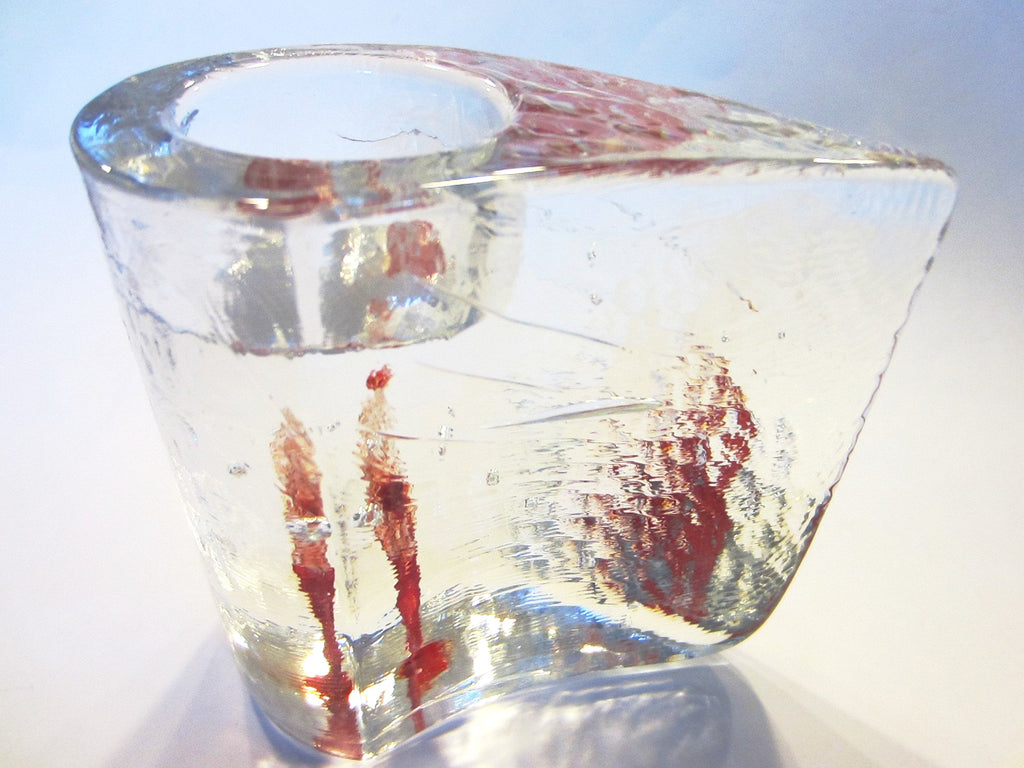 Kosta Boda Sweden Votive Tealight Crystal Candle Holder - Designer Unique Finds 