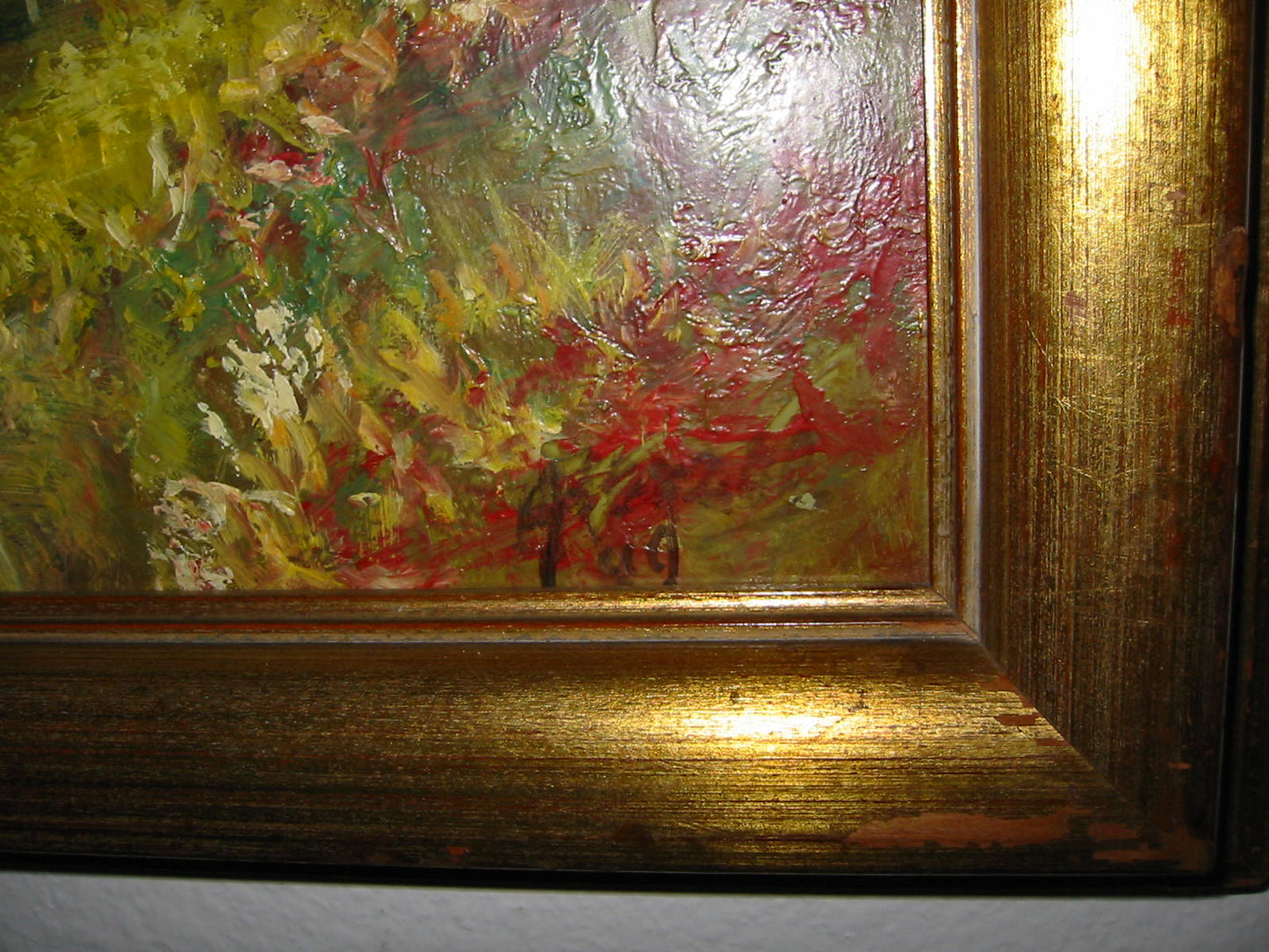 Shepherd Landscape Oil On Canvas Signed Titled Original Frame