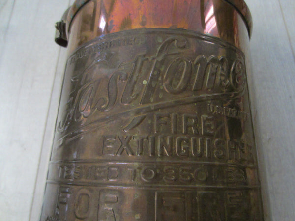 Fast Fome Juxtaposition Brass Coppertone Fire Extinguisher - Designer Unique Finds 
 - 9