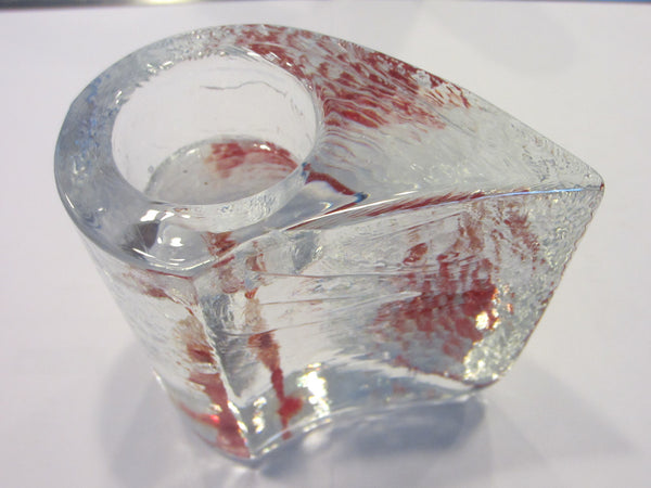 Kosta Boda Sweden Votive Tealight Crystal Candle Holder - Designer Unique Finds 