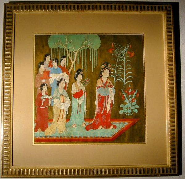 Chinese Tang Dynasty Style Women Portrait Print