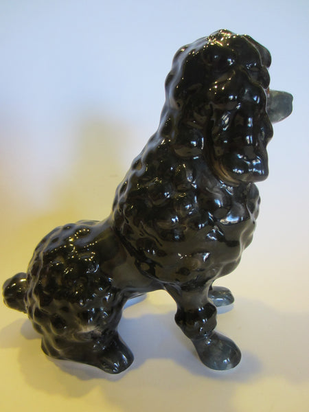 Black Ceramic Poodle Figurine Made in Japan - Designer Unique Finds 
 - 6
