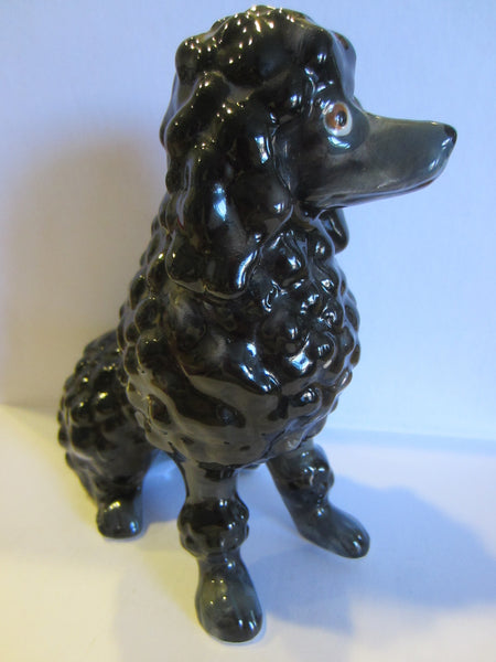 Black Ceramic Poodle Figurine Made in Japan - Designer Unique Finds 
 - 5