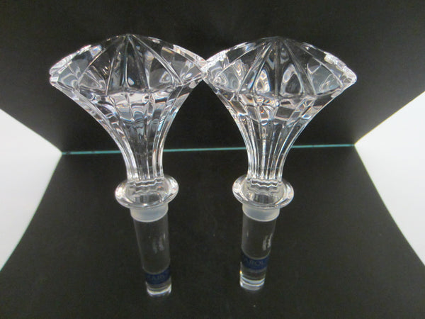 Brookside Wine Stoppers Lead Crystal By Waterford Marquis - Designer Unique Finds 
