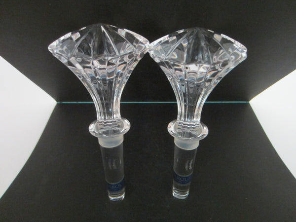Brookside Wine Stoppers Lead Crystal By Waterford Marquis - Designer Unique Finds 