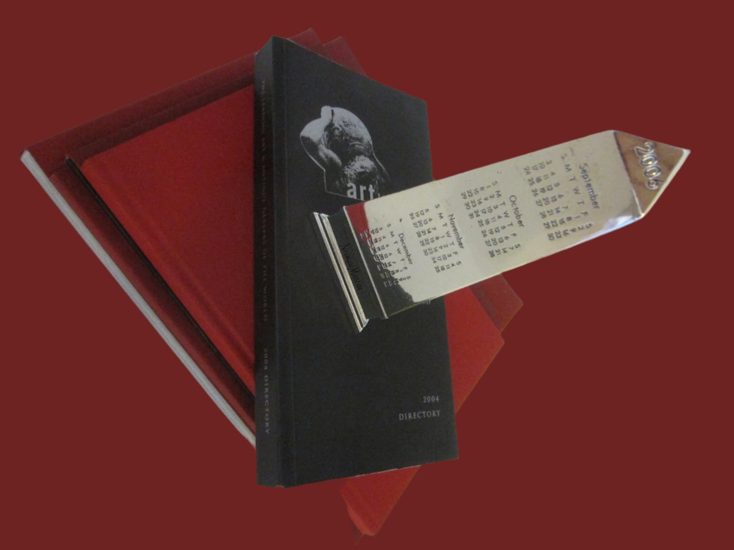 Obelisk Nickel Paperweight 2006 Calendar Neiman Marcus Exclusive - Designer Unique Finds 