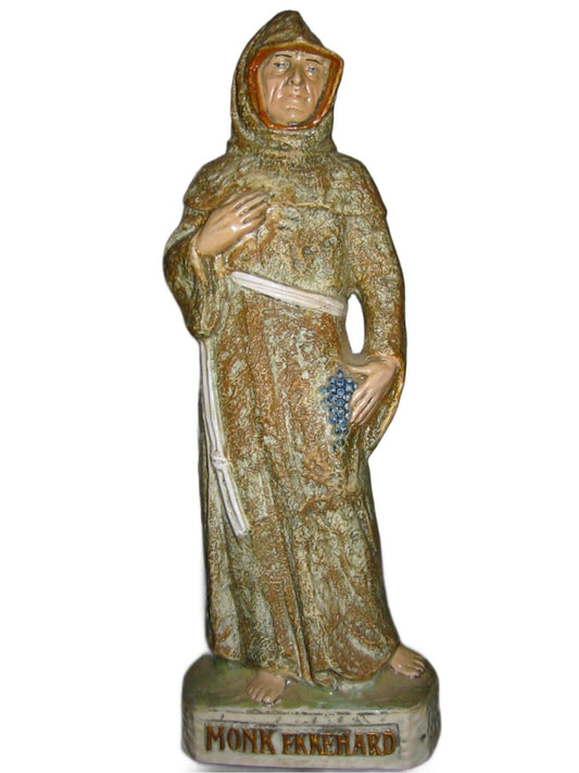 Monk Ekkehard Capo Di Monte  Made in Italy 83 Ceramic Statue - Designer Unique Finds 