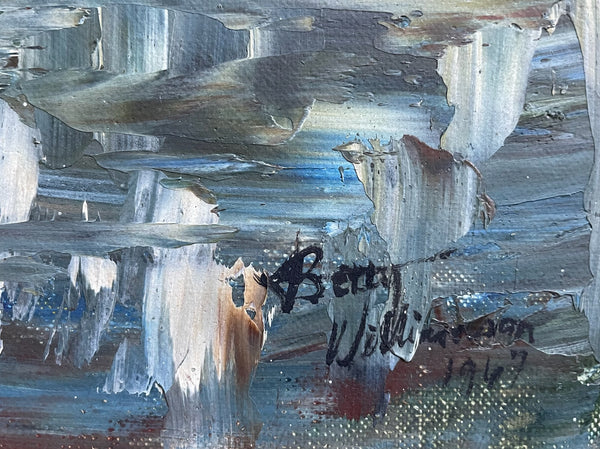 Betty Williamson Sailboats Marine Nautical Oil On Canvas