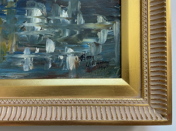Betty Williamson Sailboats Marine Nautical Oil On Canvas