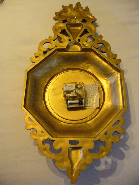 Syroco Clock Wall Decoration Rococo Style Golden Composition - Designer Unique Finds 
 - 2