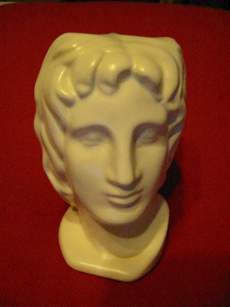 Italian Ceramic Figure Head Bisque Pottery Bust Made In Italy - Designer Unique Finds 
 - 2