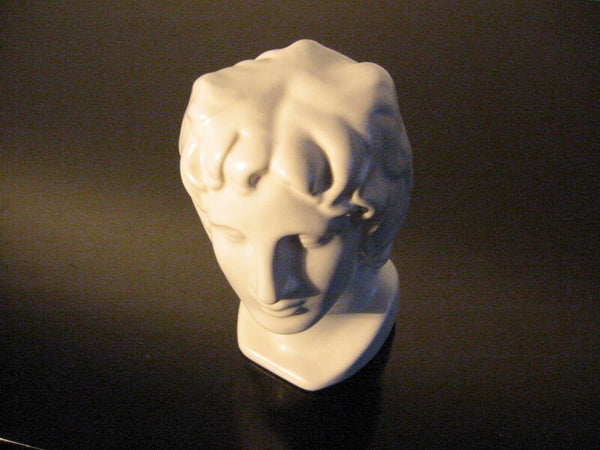 Italian Ceramic Figure Head Bisque Pottery Bust
