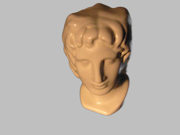 Italian Ceramic Figure Head Bisque Pottery Bust Made In Italy - Designer Unique Finds 
 - 1