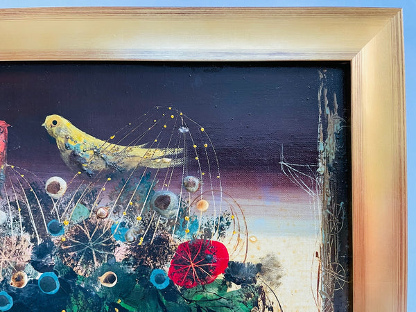 Jean Calogero Sicilian Colombine Au Teatre Surrealist Painting