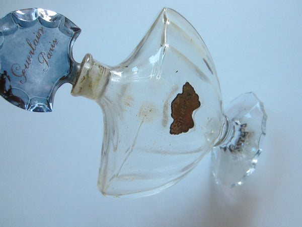 Vintage Baccarat Crystal Shalimar Guerlin Paris Perfume Bottle