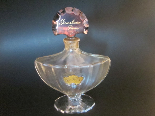 Vintage Baccarat Crystal Shalimar Guerlain Paris Perfume Bottle