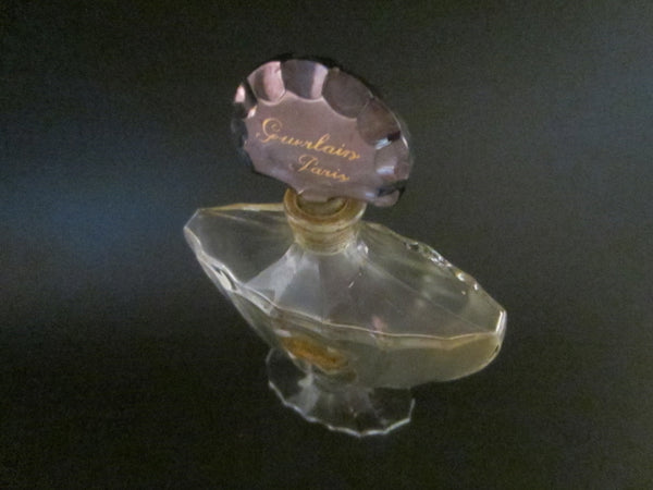 Vintage Baccarat Crystal Shalimar Guerlin Paris Perfume Bottle