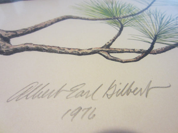 Albert Earl Gilbert Bald Eagle Mid Century Signed Lithograph - Designer Unique Finds 
 - 4