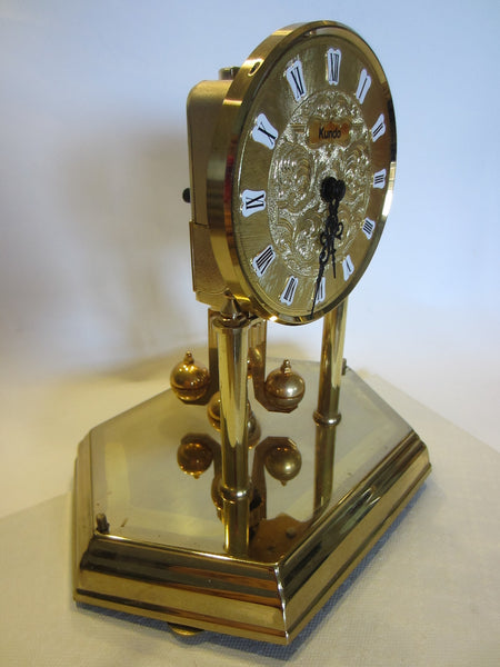 Kundo West Germany Anniversary Mantle Clock Octagonal Style - Designer Unique Finds 